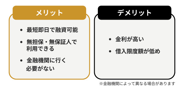 開業資金でビジネスローンを利用するメリット・デメリット